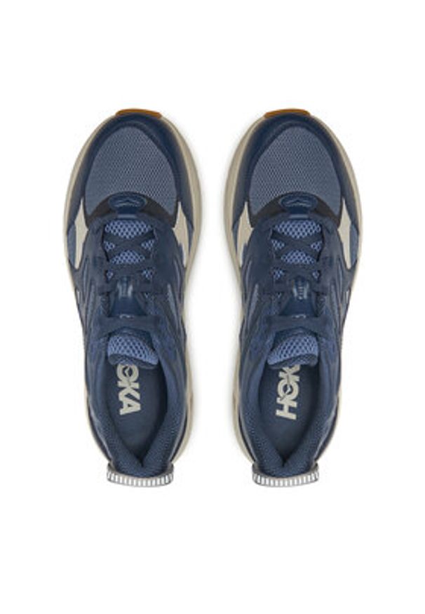 HOKA - Hoka Sneakersy Clifton L 1160050 Granatowy. Kolor: niebieski. Materiał: materiał