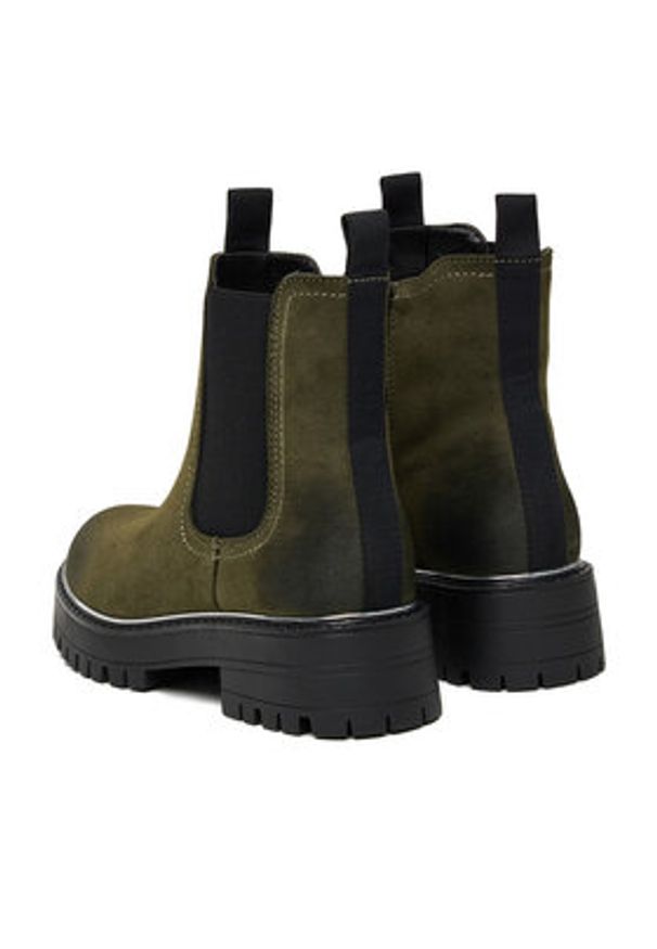 Jenny - JENNY Sztyblety CEO-WS13202-05 Khaki. Kolor: brązowy. Materiał: skóra