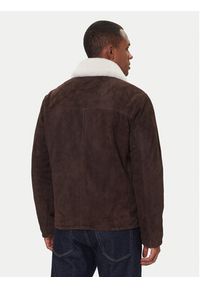 JOOP! Jeans Kurtka skórzana Byer 2620066 Brązowy Regular Fit. Kolor: brązowy. Materiał: skóra #6