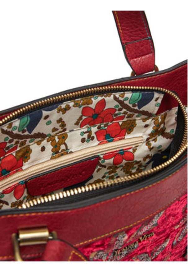 Laura Vita Torebka Aurea 03 Czerwony. Kolor: czerwony. Materiał: skórzane