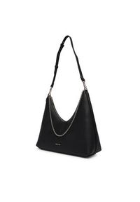 Calvin Klein Torebka Emblem Hw Pebble Shoulder Bag LV04F3495G Czarny. Kolor: czarny. Materiał: skórzane #5