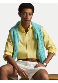 Polo Ralph Lauren Koszula 710B20512005 Żółty Custom Fit. Typ kołnierza: polo. Kolor: żółty. Materiał: bawełna #2