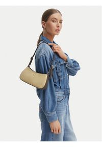 Calvin Klein Torebka Ck Canvas Small Shoulder Bag LV04F3347G Beżowy. Kolor: beżowy #1