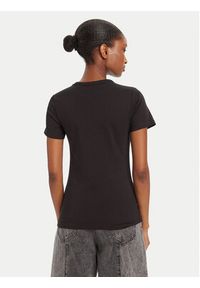 Hugo - HUGO T-Shirt Deloris 50532137 Czarny Regular Fit. Kolor: czarny. Materiał: bawełna #4