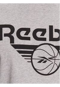 Reebok T-Shirt Basketball IL4423 Szary Regular Fit. Kolor: szary. Materiał: bawełna