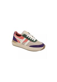 Buty do chodzenia damskie Gola Raven. Kolor: żółty, pomarańczowy, wielokolorowy, fioletowy. Materiał: materiał, nylon. Szerokość cholewki: normalna. Sport: turystyka piesza