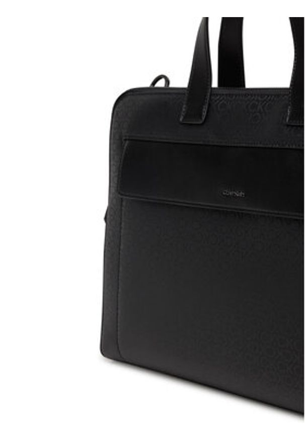 Calvin Klein Torba na laptopa Ck Sleek 2G Laptop Bag Mono K50K512938 Czarny. Kolor: czarny. Materiał: materiał