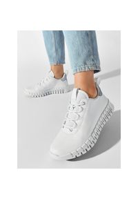 ecco - Sneakersy ECCO. Kolor: biały #1