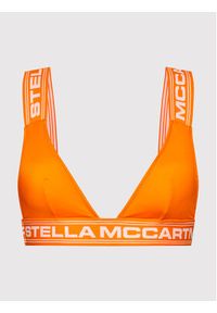 Stella McCartney Góra od bikini Sporty Logo S7BY81570.84012 Pomarańczowy. Kolor: pomarańczowy. Materiał: syntetyk #2