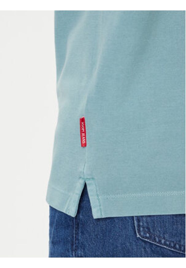 JOOP! Jeans Polo 15 JJJ-02Ambrosian 30045619 Zielony Modern Fit. Typ kołnierza: polo. Kolor: zielony. Materiał: bawełna