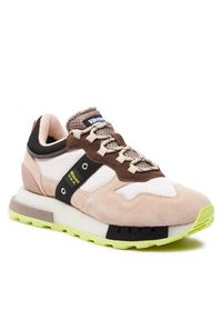 Blauer Sneakersy F3HOUMA01/COS Różowy. Kolor: różowy. Materiał: skóra, zamsz