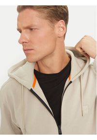 BOSS - Boss Bluza Zetalky 50508578 Beżowy Regular Fit. Kolor: beżowy. Materiał: bawełna #5
