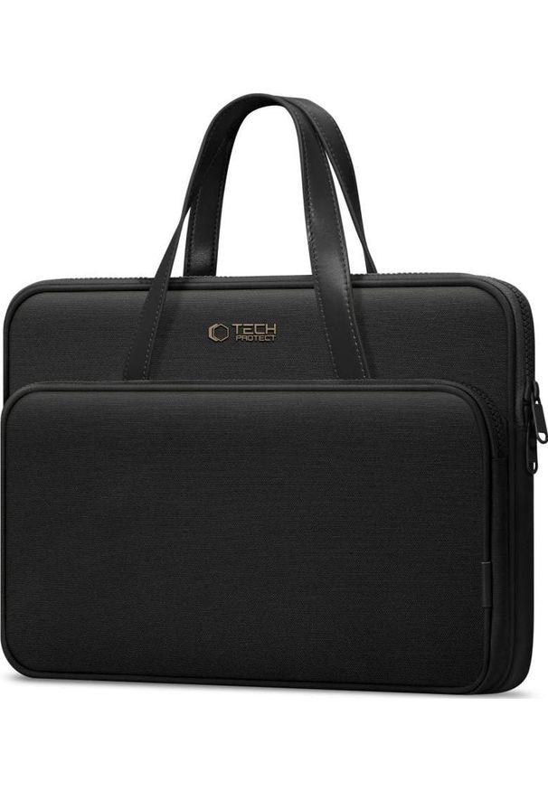 TECH-PROTECT - Torba Tech-Protect Carrying Bag Laptop 15-16 Black. Materiał: materiał. Styl: elegancki, biznesowy, casual