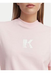 Karl Lagerfeld Jeans T-Shirt A1W17031 Różowy jasny Regular Fit. Kolor: różowy. Materiał: bawełna #5