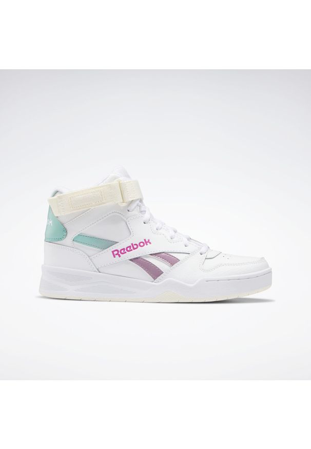 Buty do chodzenia damskie Reebok Royal BB4500. Zapięcie: rzepy. Kolor: fioletowy, wielokolorowy, różowy, beżowy. Materiał: materiał, skóra. Szerokość cholewki: normalna. Model: Reebok Royal. Sport: turystyka piesza