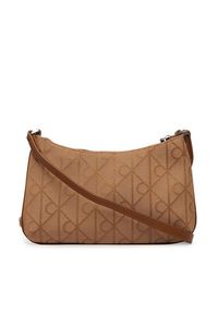 Calvin Klein Torebka Emblem Aop LV04F1164G Brązowy. Kolor: brązowy #4