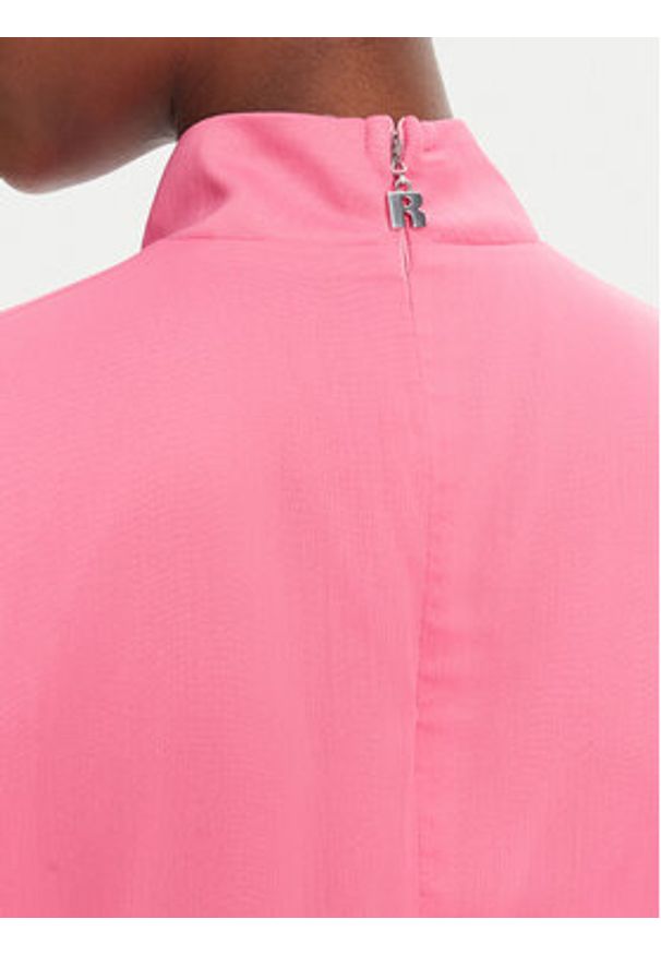 ROTATE Sukienka wieczorowa 113977504 Różowy Regular Fit. Kolor: różowy. Materiał: syntetyk. Styl: wizytowy