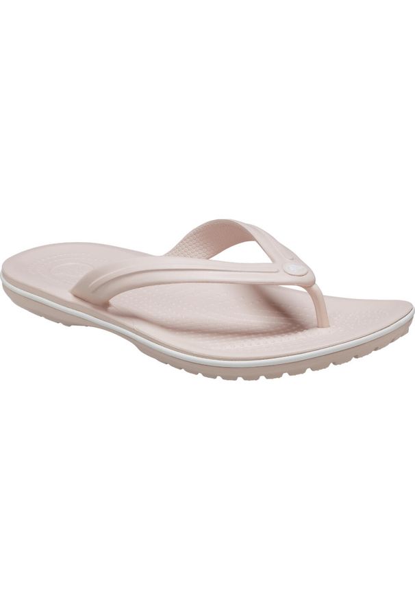 Klapki damskie Crocs Crocband Flip. Kolor: różowy. Styl: sportowy