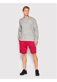 Under Armour Bluza Ua Rival Terry 1370404 Szary Relaxed Fit. Kolor: szary. Materiał: bawełna