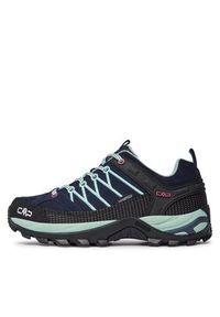 CMP Trekkingi Rigel Low Wmn Treking Shoe Wp 3Q13246 Niebieski. Kolor: niebieski. Materiał: skóra, zamsz #5