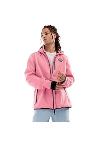 SIROKO - Kurtka lifestyle męska W2 Lollipop LF. Kolor: różowy. Materiał: softshell, materiał #1
