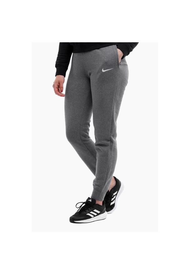 Spodnie sportowe damskie Nike Wmns Fleece Pants. Kolor: biały, wielokolorowy, czarny, szary. Materiał: dresówka