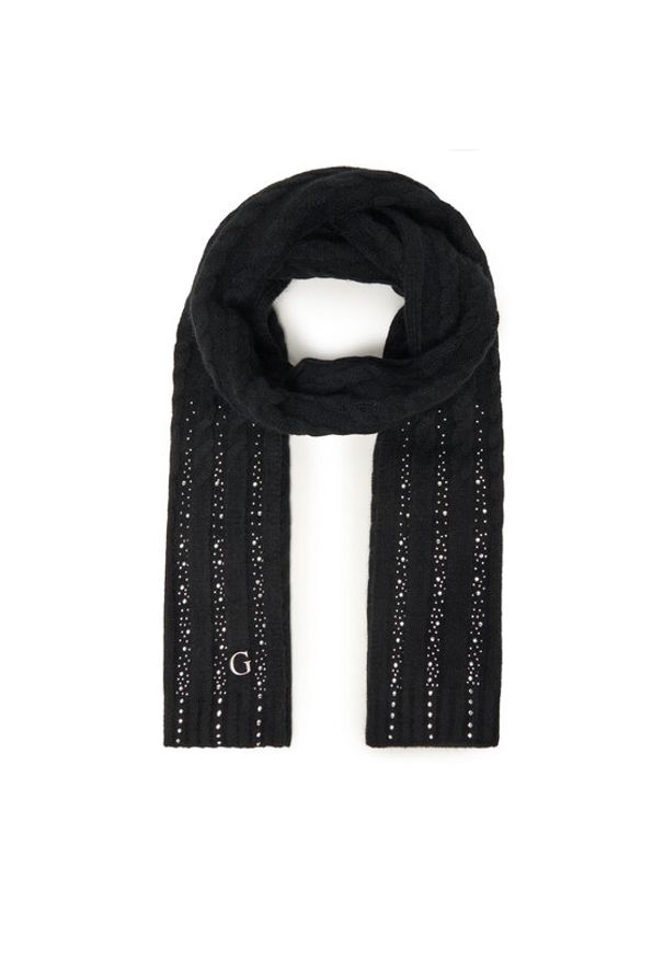 Guess Szalik AW5384 POL03 Czarny. Kolor: czarny. Materiał: akryl, materiał