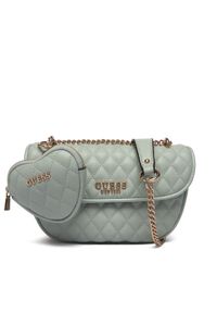 Guess Torebka Atabey HWQG98 94210 Niebieski. Kolor: niebieski. Materiał: skórzane #1