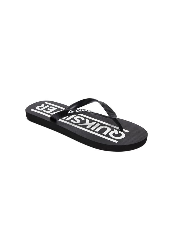 Japonki dla dzieci Quiksilver Java Wordmark czarne. Kolor: biały, wielokolorowy, czarny
