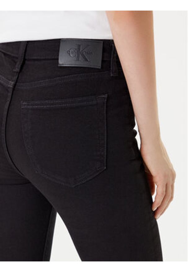 Calvin Klein Jeans Jeansy LV047C777G Czarny Skinny Fit. Kolor: czarny