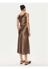 Max Mara Leisure Sukienka codzienna Talete 2416221078 Brązowy Regular Fit. Okazja: na co dzień. Kolor: brązowy. Materiał: wiskoza. Typ sukienki: proste. Styl: casual