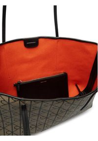 Calvin Klein Torebka Emblem Trio Pebble Shoulder Bag LV04F3750G Brązowy. Kolor: brązowy #7