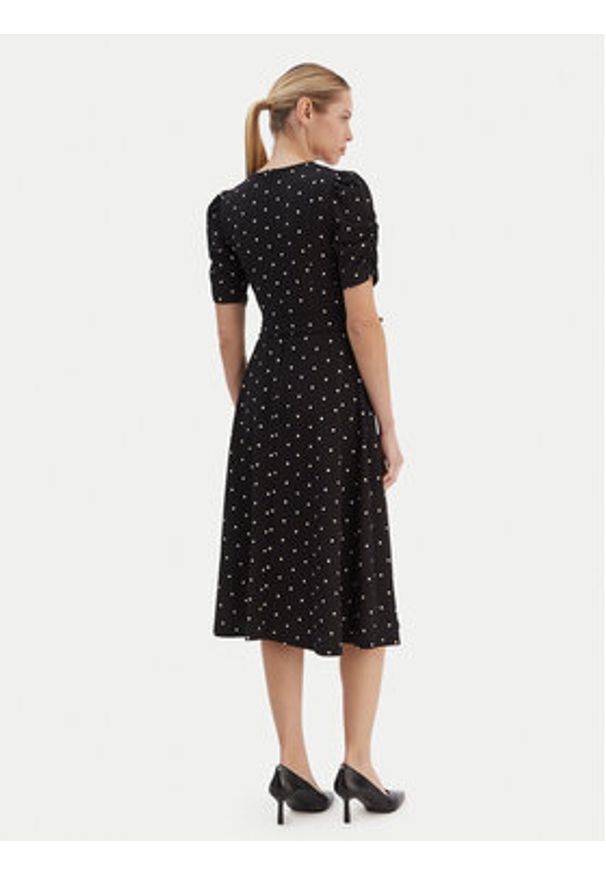 DKNY Sukienka codzienna DD1G3848 Czarny Regular Fit. Okazja: na co dzień. Kolor: czarny. Materiał: syntetyk. Typ sukienki: proste. Styl: casual