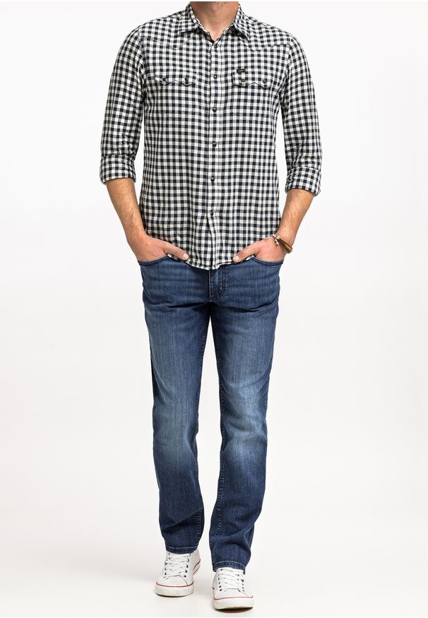 Mustang - MUSTANG STYLE WASHINGTON MĘSKIE SPODNIE JEANSOWE JEANSY DŻINSY DENIM BLUE 1013944 5000 883