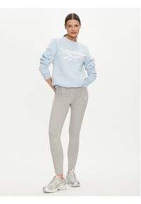 Reebok Bluza Fleece Crew 100037628 Niebieski Regular Fit. Kolor: niebieski. Materiał: bawełna #2