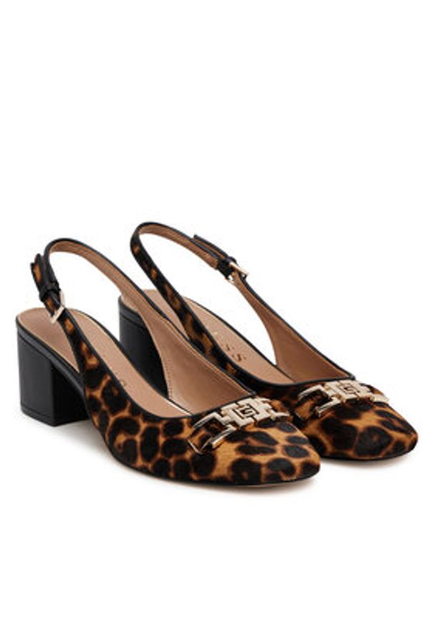 Guess Czółenka FLTCLD LEP05 Brązowy. Kolor: brązowy. Materiał: skóra