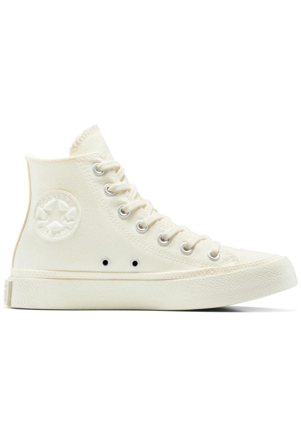 Sneakers Converse Chuck Taylor All Star. Kolor: beżowy. Materiał: materiał. Model: Converse All Star. Sport: fitness