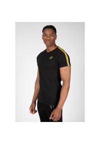 GORILLA WEAR - Gorilla Wear USA Chester T-shirt - czarno/żółta koszulka na trening. Kolor: czarny, wielokolorowy, żółty. Sport: fitness