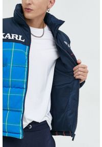Karl Kani kurtka męska kolor granatowy zimowa oversize. Kolor: niebieski. Materiał: syntetyk. Sezon: zima #5