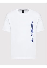 Togoshi T-Shirt Unisex TG22-TSM004 Biały Oversize. Kolor: biały. Materiał: bawełna #6