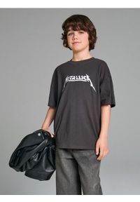 Sinsay - Koszulka Metallica - szary. Kolor: szary