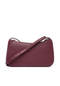 Calvin Klein Torebka Bold Ck Mini Bag LV04F1125G Bordowy. Kolor: czerwony. Materiał: skórzane #3