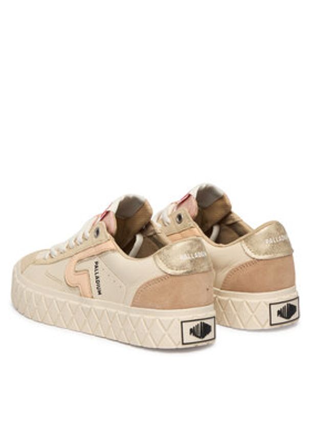Palladium Sneakersy Acelomixlth 94662-244-M Beżowy. Kolor: beżowy. Materiał: skóra