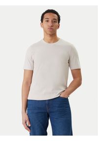 Bugatti T-Shirt 8350-15040E Beżowy Regular Fit. Kolor: beżowy. Materiał: bawełna #1