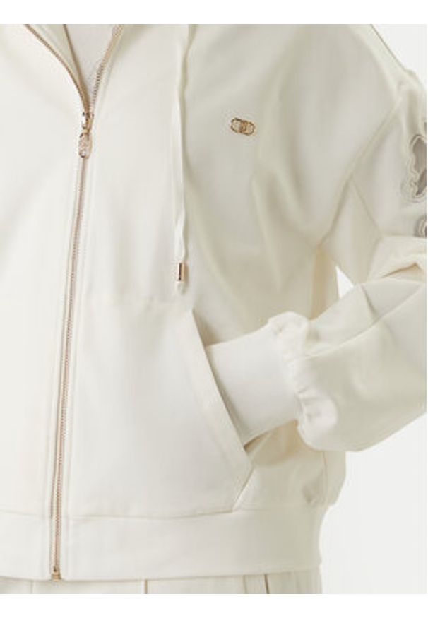 Liu Jo Sport Bluza TA6204 FS090 Écru Regular Fit. Materiał: bawełna. Styl: sportowy