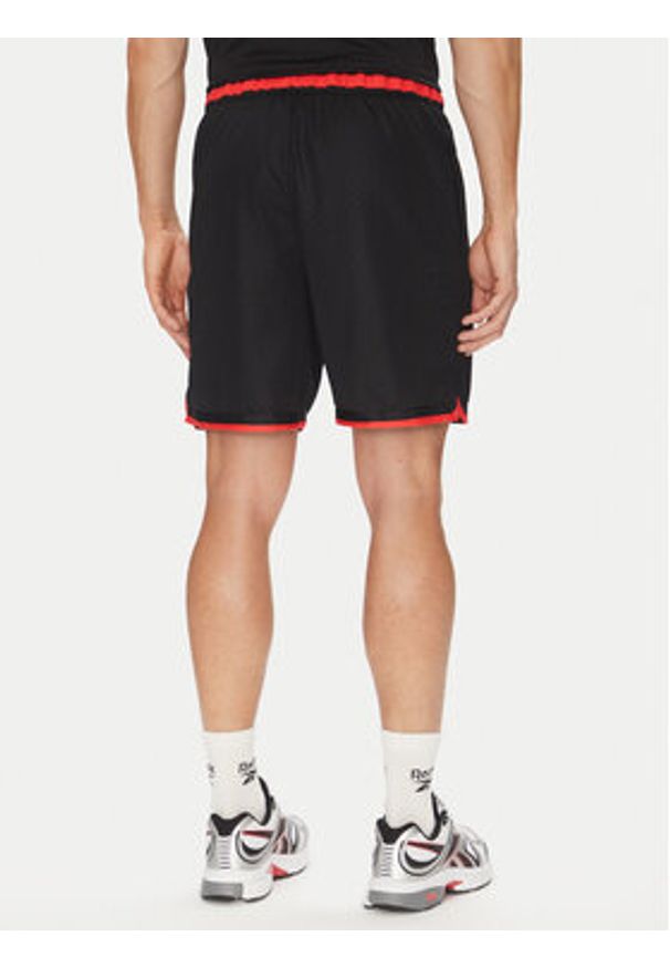 Reebok Szorty sportowe 100216389 Czarny Regular Fit. Kolor: czarny. Materiał: syntetyk