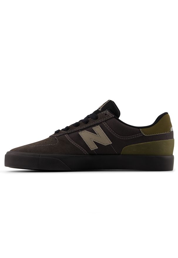 Buty męskie New Balance Numeric NM272DOP – czarne. Kolor: czarny. Materiał: dresówka, zamsz. Szerokość cholewki: normalna. Sport: skateboard
