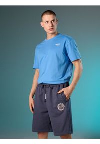 Sinsay - Bawełniane szorty - szary. Kolor: szary. Materiał: bawełna #1