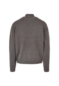 Urban Classics - Sweter Męski Z Okrągłym Dekoltem. Kolor: szary