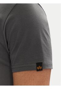 Alpha Industries T-Shirt Basic 118533 Czarny Regular Fit. Kolor: czarny. Materiał: bawełna #4